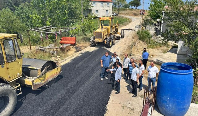 Köroğlu Köyü’nde Asfaltlama Çalışmaları Başladı