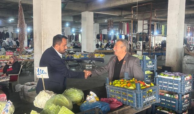 AK Parti Kilimli Teşkilatından Pazar Yeri Ziyareti