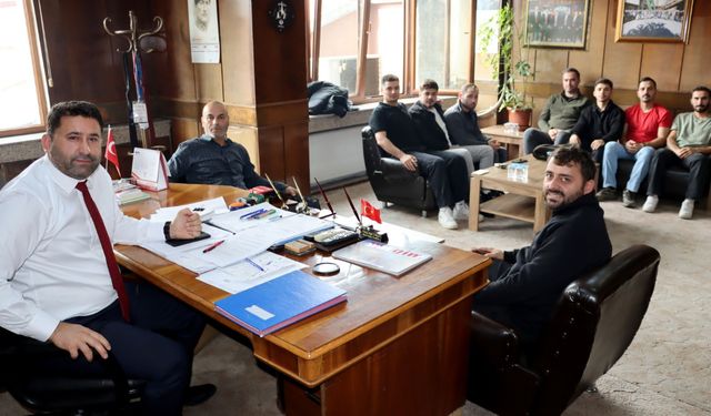 MADENCİLERDEN ARSLANBUĞA’YA DESTEK ZİYARETİ