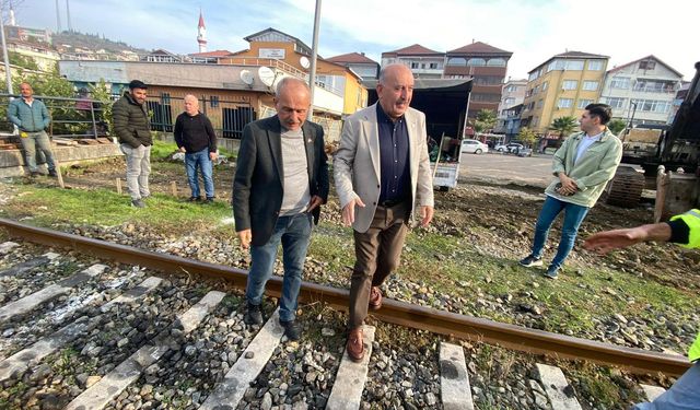 Gökçebey’de Ulaşımı Rahatlatacak Alt Geçit Çalışması Başladı