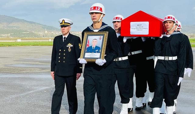 Şehidimizin Naaşı Zonguldak'ta Karşılandı