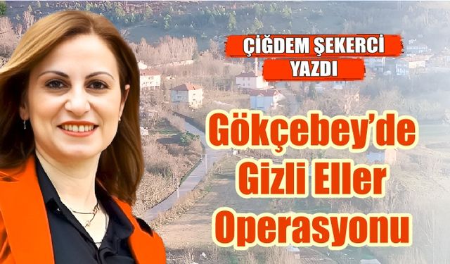 Gökçebey’de Gizli Eller Operasyonu