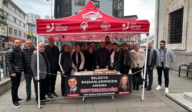 CHP Kozlu'dan Zeyrek ve Durbay İçin Anlamlı Anma Etkinliği