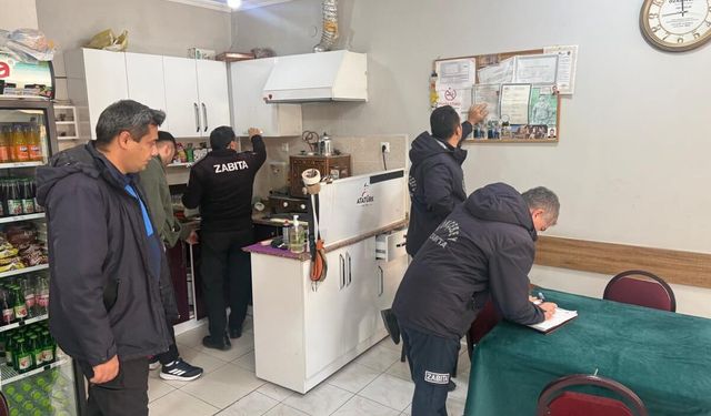 Gökçebey’de Kafeler ve Kahvehanelere Zabıta Denetimi