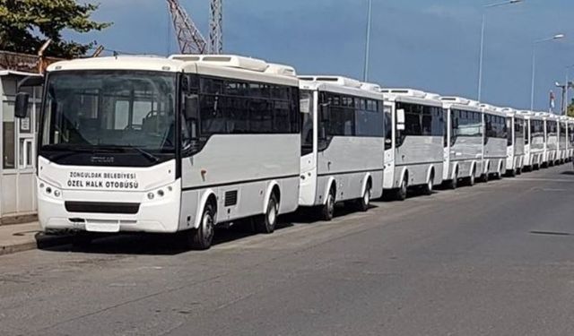 Zonguldak 14 Otobüsle Toplu Taşıma Hizmetine Başlayacak