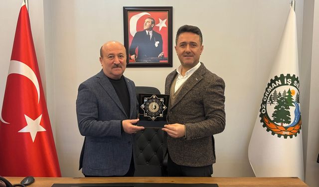 AK Parti Merkez İlçe Teşkilatından Öz Orman İş Sendikası’na Ziyaret