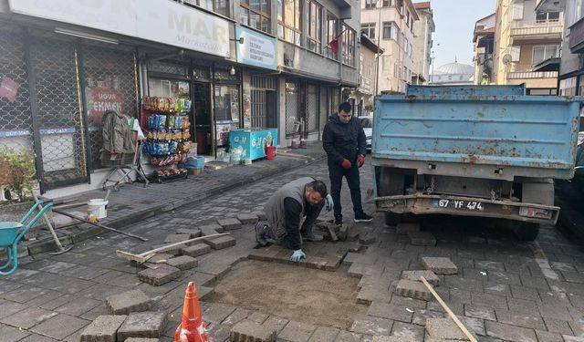 Gökçebey’de Bakım ve Onarım Çalışmaları Sürüyor