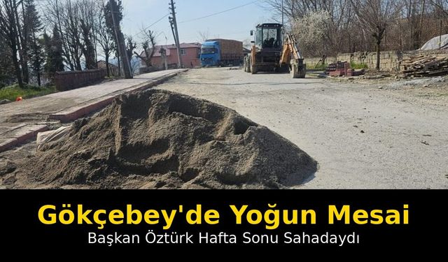 Gökçebey'de Yoğun Mesai