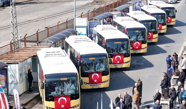 Zonguldak’ta Yeni Halk Otobüsleri Hizmete Girdi