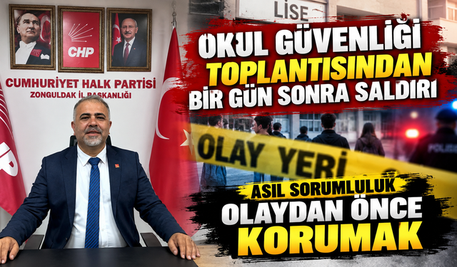 “Çocuklarımızın can güvenliği siyasi bir lüks değil, devletin temel sorumluluğudur”