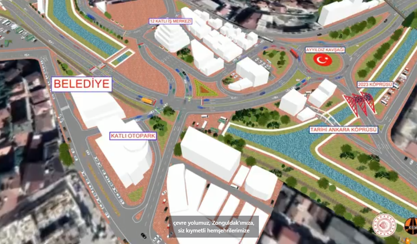 Zonguldak'ın Yeni Çevre Yolu Trafiğe Açıldı...