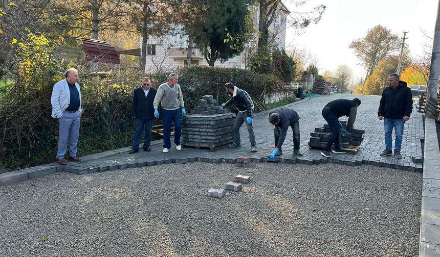 Başkan Öztürk Sahada, Üçburgu Yolu Hizmete Açıldı