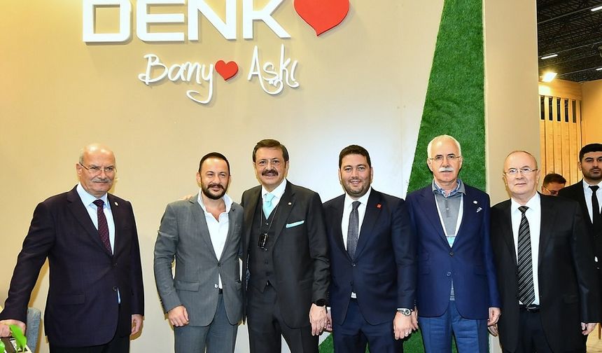 UNİCERA Fuarı'nda DENKO'ya Yoğun İlgi...TOBB Başkanı da Oradaydı