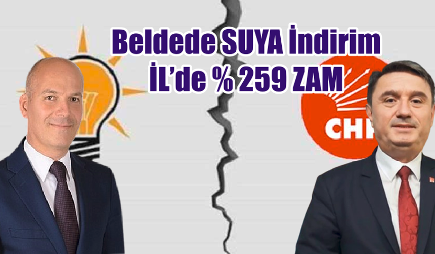 Beldede SUYA İndirim, İL’de % 259 ZAM! Su Ticari Bir Materyal Değildir...