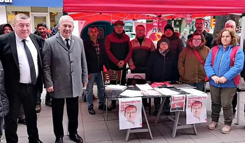CHP İmamoğlu İçin İmza Kampanyası Başlattı