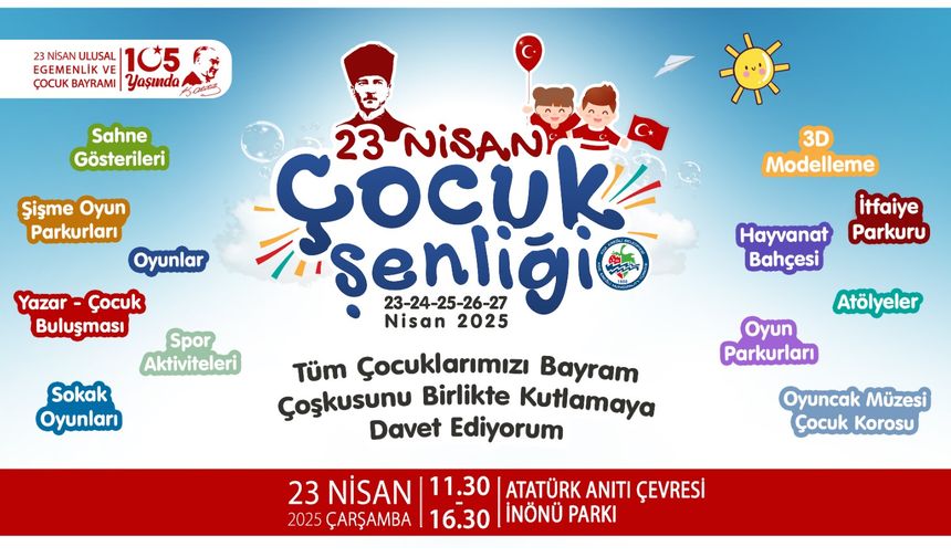 ŞENLİK VAR ÇOCUKLAR! Çocuk Şenliği 5 Gün Sürecek...