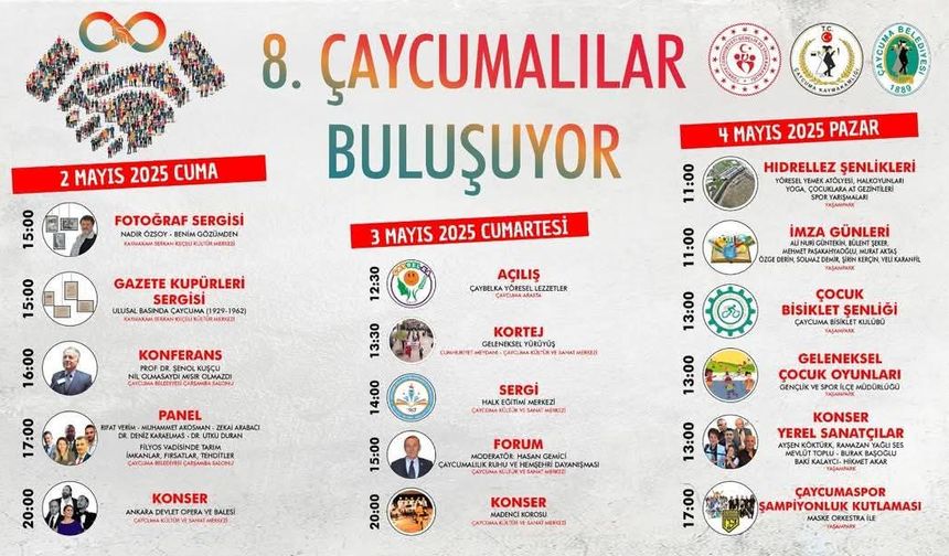 8. Çaycumalılar Buluşuyor Etkinliği Başladı