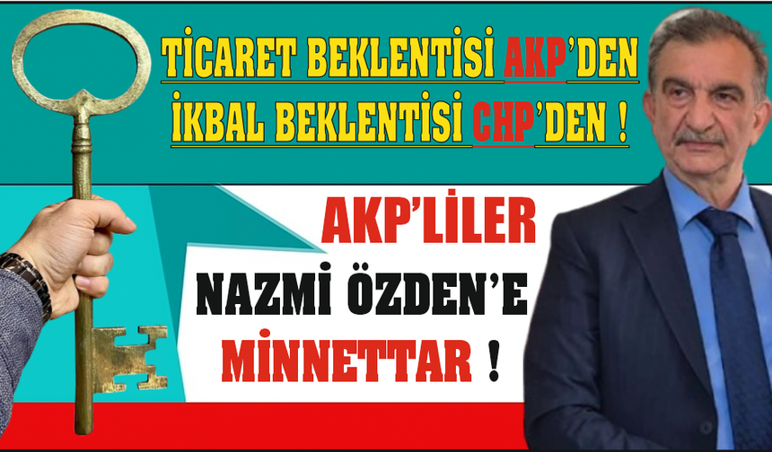 Erdoğan'a Takdim Edilen ŞEHRİN ANAHTARINI, CHP'li Nazmi Özden yaptı!