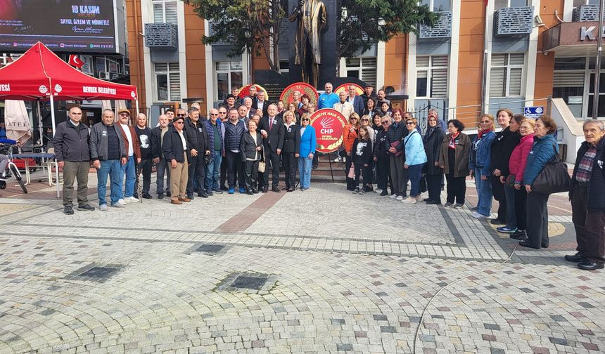 CHP Devrek Örgütünden Atatürk İçin Anlamlı Anma Programı