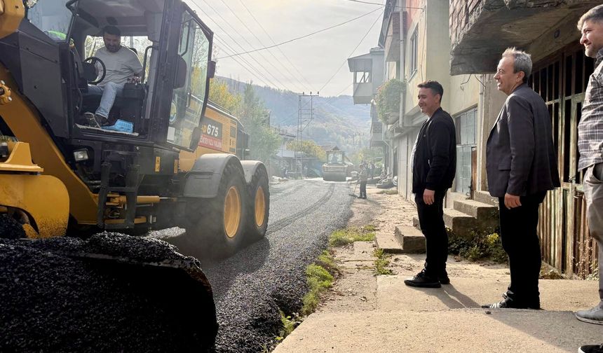 Köy Yolları Asfaltlanıyor, Köroğlu Çalışmaların Başında