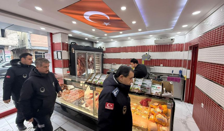 O İlçede Kasaplara Baskın