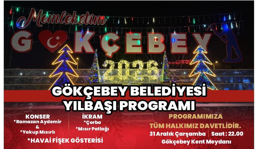 Gökçebey’de Yılbaşı Coşkusu Kent Meydanı’nda Yaşanacak