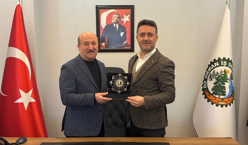 AK Parti Merkez İlçe Teşkilatından Öz Orman İş Sendikası’na Ziyaret