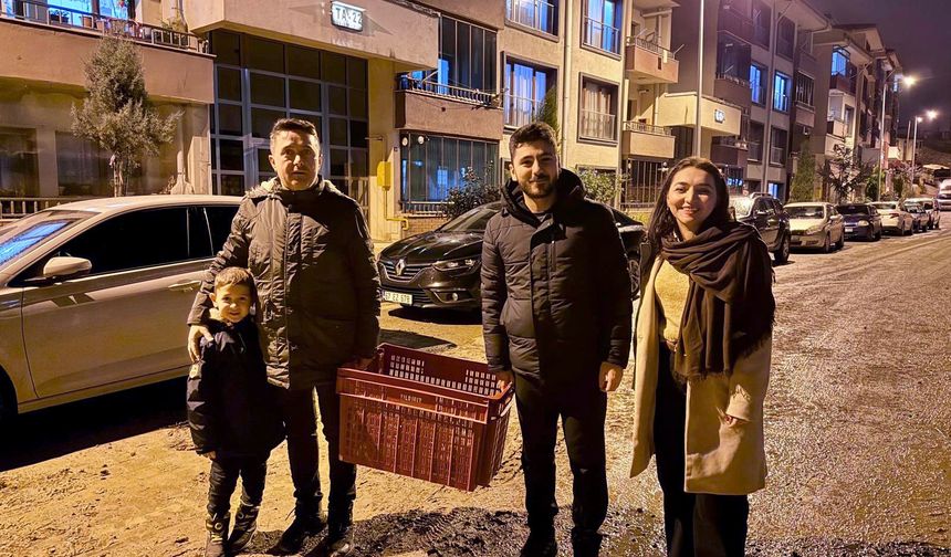 AK Parti Teşkilatından TOKİ Şantiyesine Kandil Ziyareti