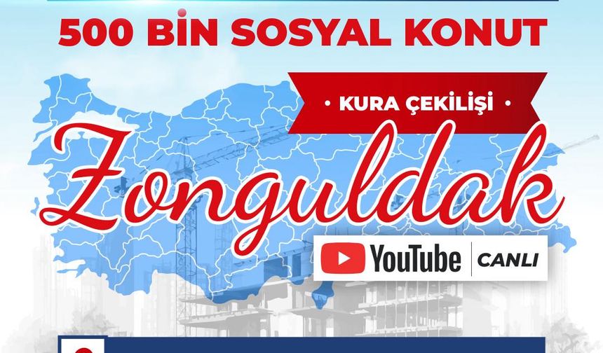 Zonguldak'ta TOKİ Çekilişi Yarın