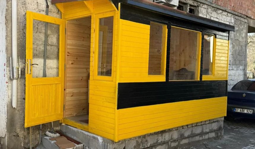 Gökçebey’de Güven Taksi’ye Modern Bekleme Alanı