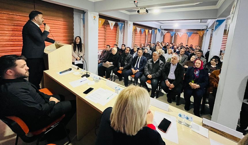 Çağlayan, Gökçebey'de Konuştu