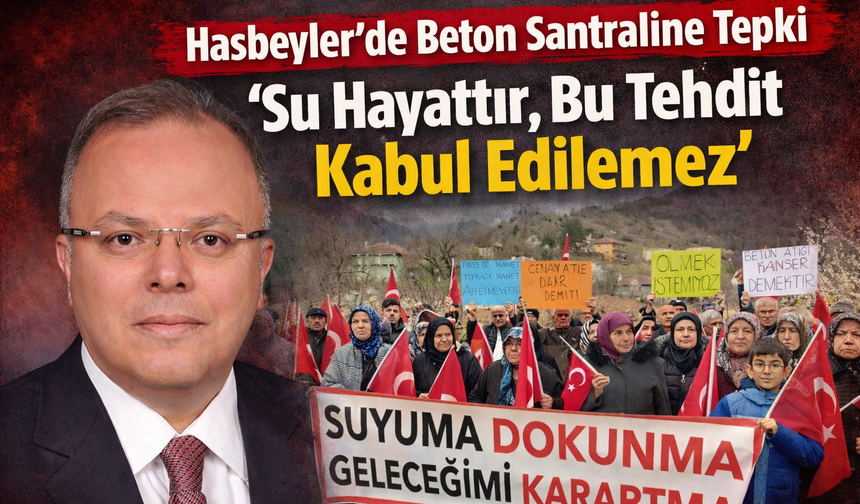 Hasbeyler’de Beton Santraline Tepki Büyüyor: Murat Kotra’dan Sert Açıklama