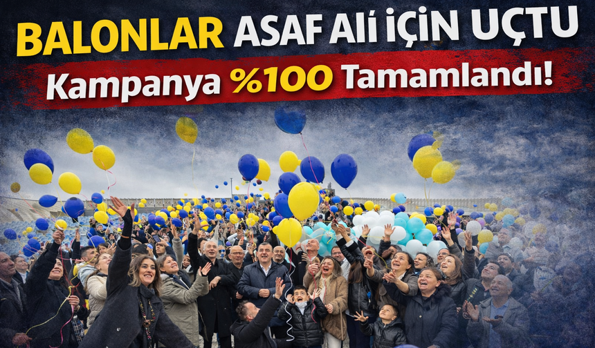 Balonlar Asaf Ali İçin Gökyüzüne Yükseldi