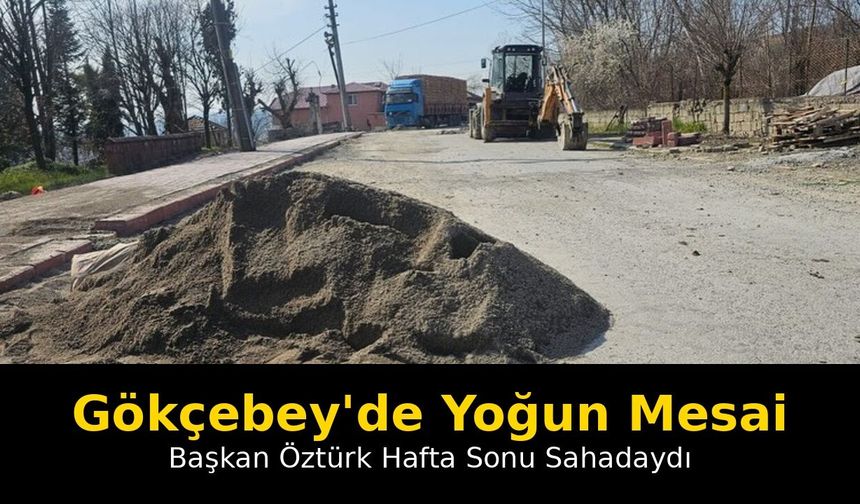 Gökçebey'de Yoğun Mesai