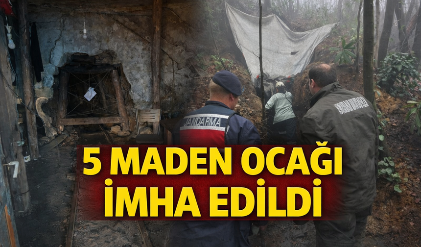 5 Maden Ocağı İmha Edildi
