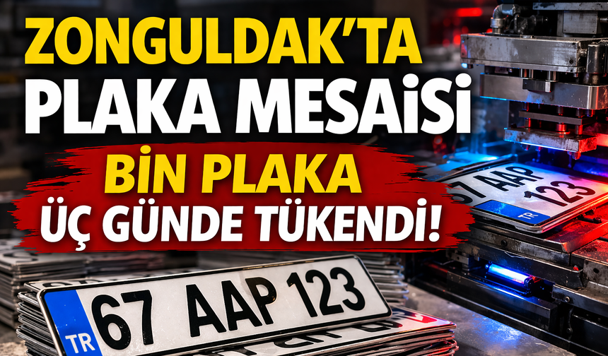 Bin Plaka Üç Günde Tükendi