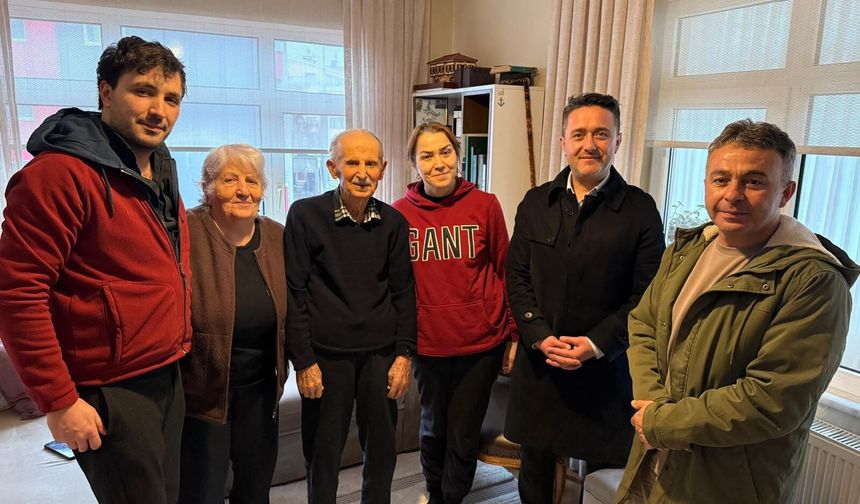 Köroğlu'ndan Vefa; Zeki Tosun'un Ailesine Ziyaret