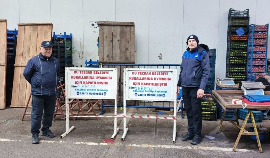 Müşteriye Hakaret Etti, Tezgahı Kapatıldı