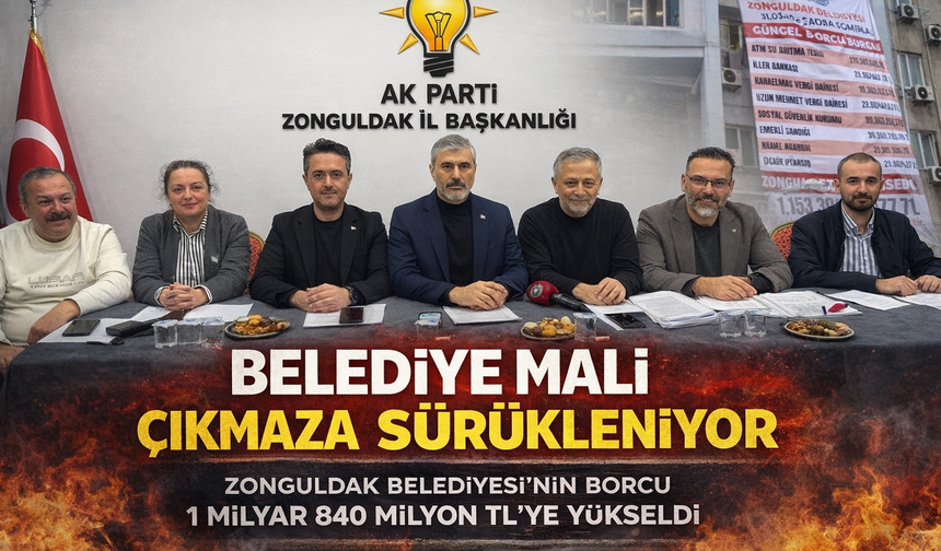 “BELEDİYE MALİ ÇIKMAZA SÜRÜKLENİYOR”