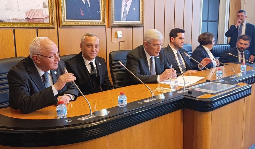 İYİ Parti Zonguldak Heyeti Genel Başkanla Görüştü