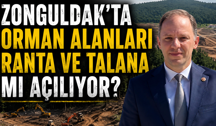“ZONGULDAK’TA ORMAN ALANLARI RANTA VE TALANA MI AÇILIYOR?”