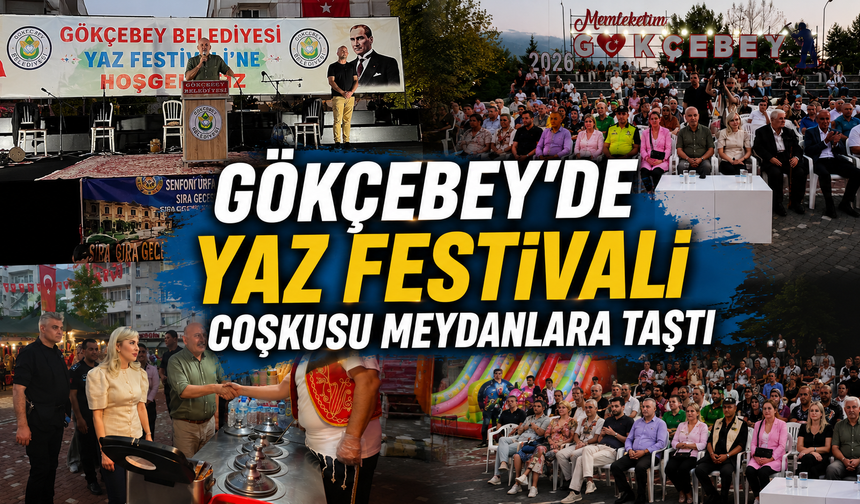 Gökçebey'de Yaz Festivali Coşkusu Meydanlara Taştı