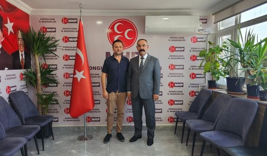 TOLGA GÖREN’DEN MHP İL BAŞKANI ORHAN KORKMAZ’A ZİYARET