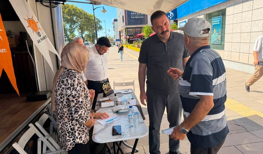 Ereğli’de AK Nokta Mesaisi: Çağlayan Teşkilatla Sahada