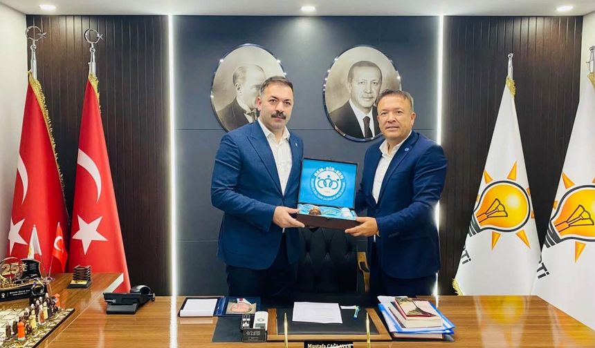 Satılmış Öztürk, Mustafa Çağlayan'la Görüştü