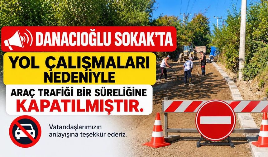Gökçebey’de Sürücüler Dikkat! O Yol Trafiğe Kapatıldı