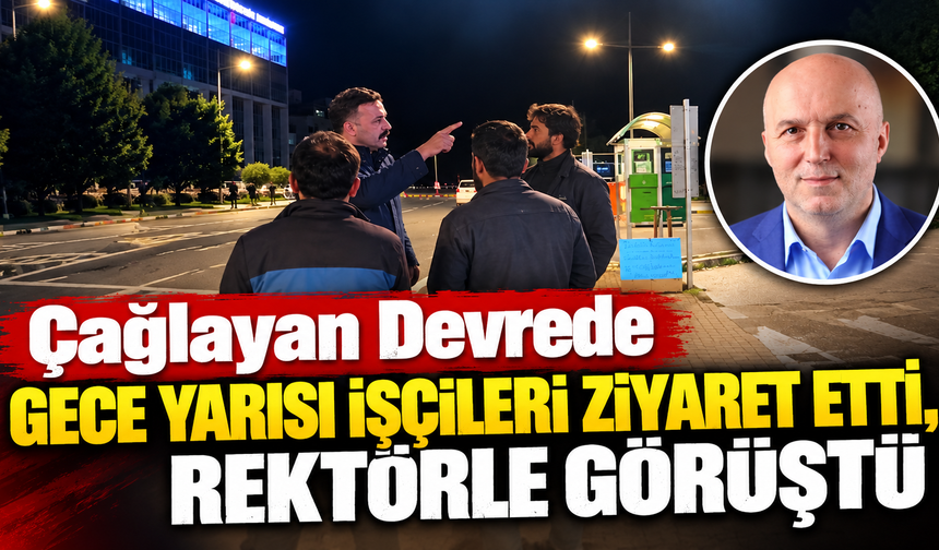 İşçilerin Eyleminde Çağlayan Devreye Girdi