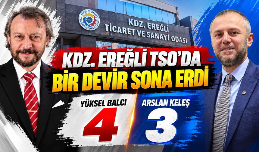 KDZ. EREĞLİ TSO’DA BİR DEVİR SONA ERDİ: BEYAZ LİSTE 4-3 KAZANDI