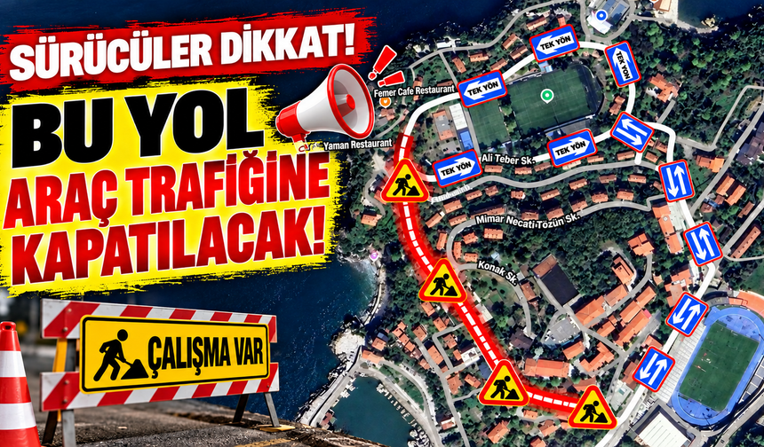 Zonguldaklı Sürücüler Dikkat! Fener’de Yol Trafiğe Kapatılıyor