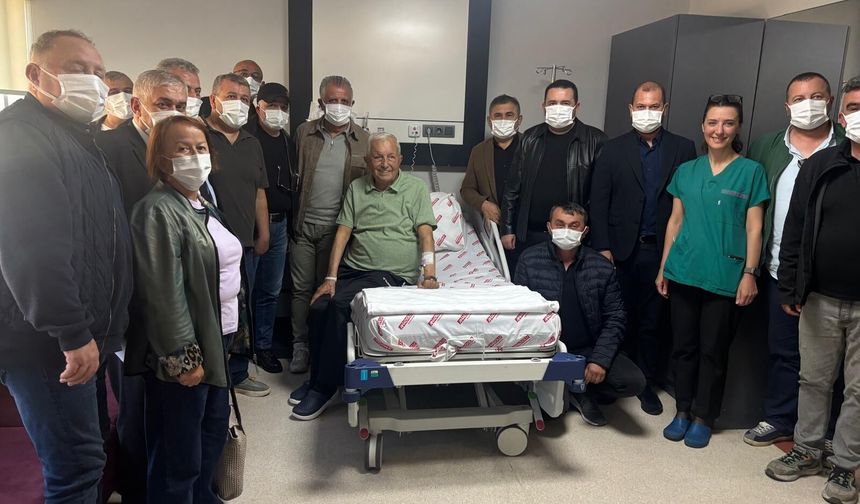 BELEDİYE MECLİS ÜYELERİ, BAŞKAN POSBIYIK'I ZİYARET ETTİ